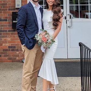 Lulu’s Midi White Dress